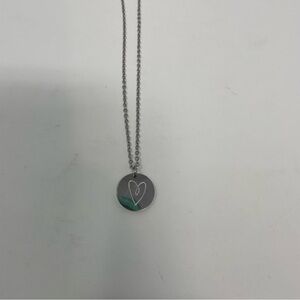 Latched Mama Silver Heart Necklace